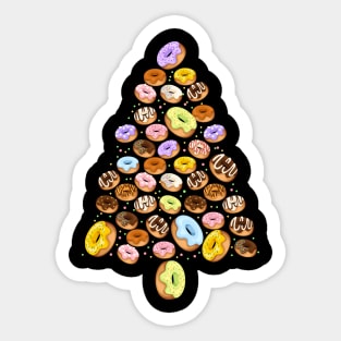 Baking Christmas Men Kids Women Baker Donuts Ugly Christmas Sticker